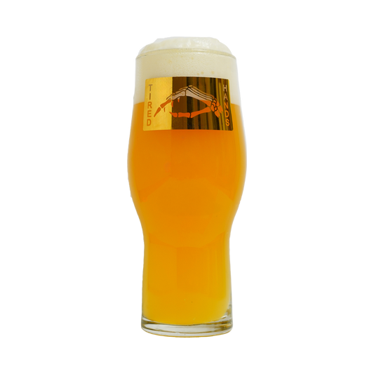 Skeleton Hand Gold Foil Glass