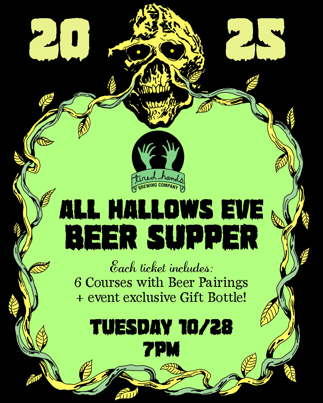 All Hallows Eve Beer Supper Ticket