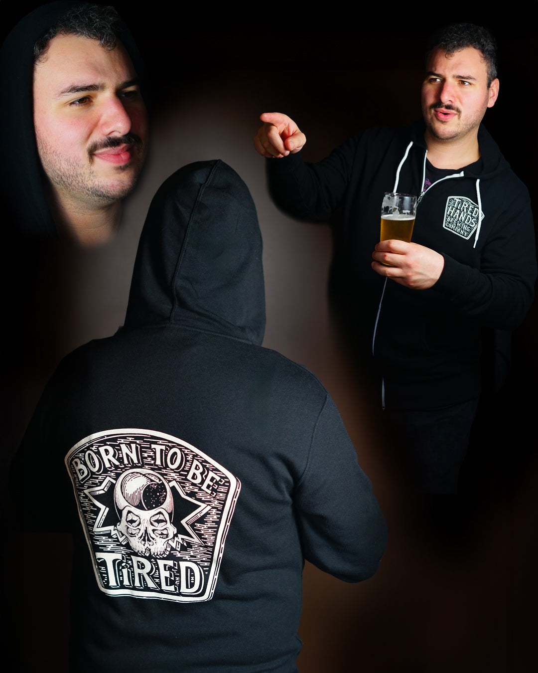 Born To Be Tired Zip Up