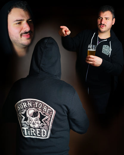 Born To Be Tired Zip Up